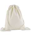 W160/WM160 Organic Cotton In Conversion Gymsac Natural colour image
